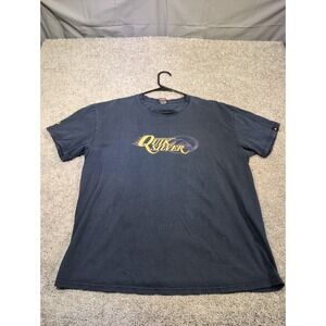 Quiksilver Boardriding Company Men's T-Shirt XL Navy Blue Graphic Tee